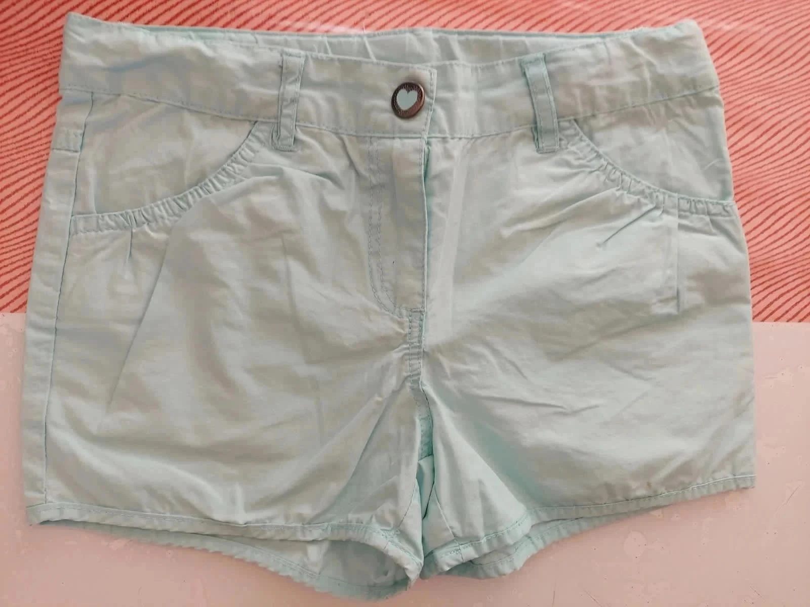 Short 8ans vert d eau